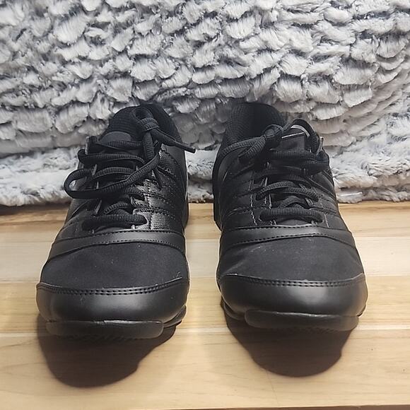 BLOCH WOMAN'S TRINITY BLACK LEATHER SPLIT SOLE DANCE SNEAKER NWOB🎶LETS DANCE🎶 - Picture 3 of 16